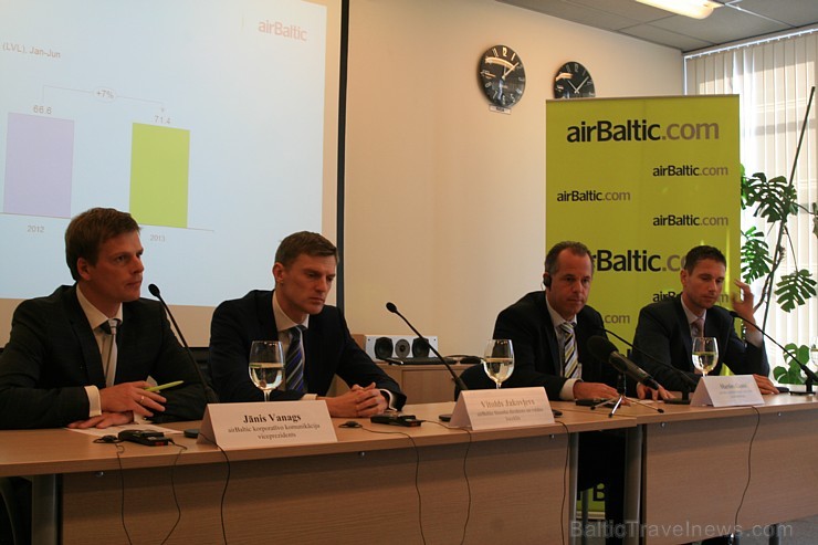 Latvijas aviokompānija airBaltic 2013. gada otrajā ceturksnī strādājusi ar peļņu. Līdz šim airBaltic ir ievērojami pārsniegusi tās sākotnējos biznesa Latvijas aviokompānija airBaltic 2013. gada otrajā ceturksnī strādājusi ar peļņu. Līdz šim airBaltic ir ievērojami pārsniegusi tās sākotnējos biznesa 104797
