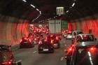 Oslo auto sastrēgums pirmdienas darba dienas izskaņā 34