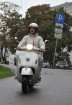Arī garākajā maršrutā no Juglas 11 kilometru distanci visātrāk nobrauca divriteņu transporta līdzeklis – Gudrā Pilsētnieka Anša vadītais motorollers. 5