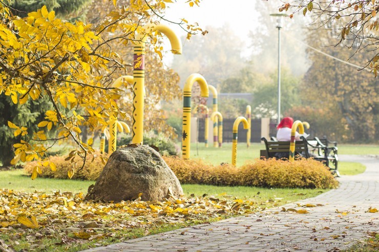Siguldas spieķu parks ir veltījums Siguldas raksturīgākajam suvenīram – pastaigu spieķim 107908