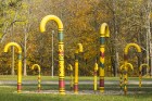 Spieķu parks atklāts 2007. gadā kā veltījums Siguldas raksturīgākajam suvenīram – pastaigu spieķim 1