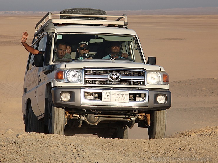 Džipu izbrauciens tuksnesī pie Hurgadas. Vairāk informācijas par ceļojumiem uz Ēģipti pie tūroperatora GoAdventure 109065