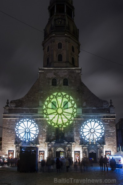 Gaismas festivāls Staro Rīga izgaismo galvaspilsētu 109484