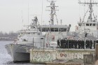Daugavā svētku laikā tika demonstrēti Jūras spēku kuģi 5