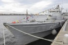 Daugavā svētku laikā tika demonstrēti Jūras spēku kuģi 9