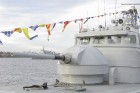 Daugavā svētku laikā tika demonstrēti Jūras spēku kuģi 10