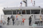 Daugavā svētku laikā tika demonstrēti Jūras spēku kuģi 14