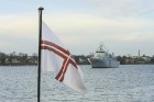 Daugavā svētku laikā tika demonstrēti Jūras spēku kuģi 18