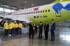 airBaltic prezentē Olimpiskā dizaina lidmašīnu 77