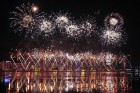 18. janvārī Rīga 2014 ietvaros notika muzikāls gaismas uzvedums Daugavas akvatorijā starp Dzelzceļa un Vanšu tiltu 1