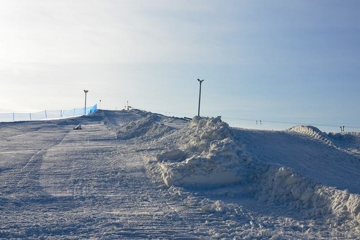 Jēkabpilī darbu ir uzsācis Jēkabpils sporta centra slēpošanas kalns 
