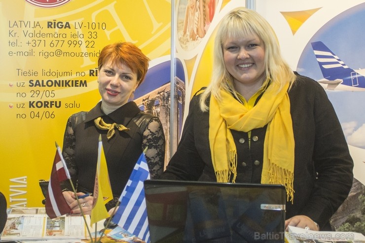 Mouzenidis Travel valdes locekle Jekaterina Solovjova (no kreisās) un ceļojumu konsultante Inga Kovalonoka Mouzenidis Travel valdes locekle Jekaterina Solovjova (no kreisās) un ceļojumu konsultante Inga Kovalonoka 114494