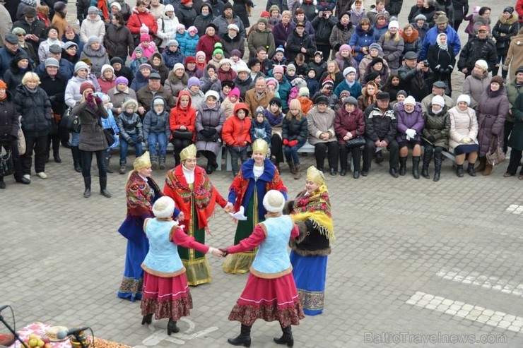 Jēkabpilī 1.martā Vecpilsētas laukumā notikusi Ziemas pavadīšana un Pavasara sagaidīšana jeb Masļeņicas svinēšana, ko ik gadu organizē Jēkabpils kriev 115639