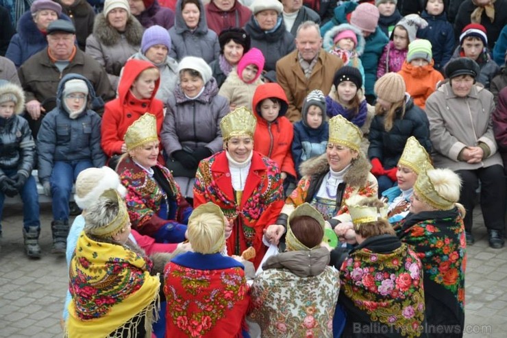 Jēkabpilī 1.martā Vecpilsētas laukumā notikusi Ziemas pavadīšana un Pavasara sagaidīšana jeb Masļeņicas svinēšana, ko ik gadu organizē Jēkabpils kriev 115645