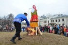 Jēkabpilī 1.martā Vecpilsētas laukumā notikusi Ziemas pavadīšana un Pavasara sagaidīšana jeb Masļeņicas svinēšana, ko ik gadu organizē Jēkabpils kriev 27
