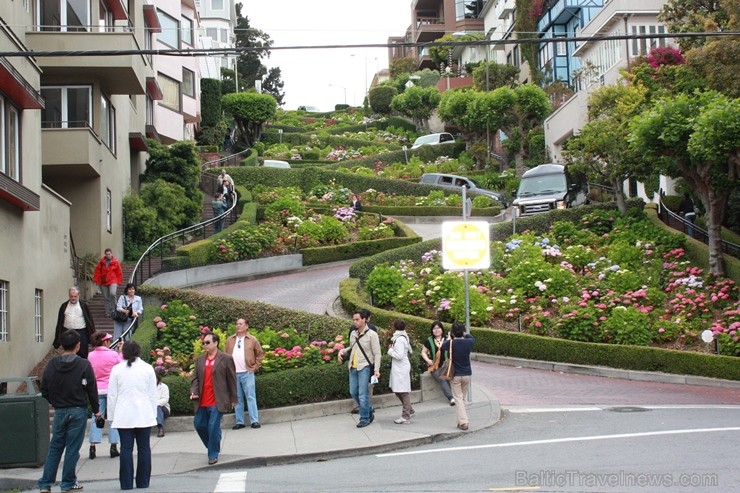 Lombarda iela ir viena no interesantākajā ielām Sanfrancisko, tā sastāv no astoņiem asiem pagriezieniem 115723