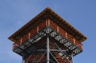 27 metrus augstais skatu tornis Kristakrūgā ļauj pārlūkot Teiču dabas rezervātu jebkuram garāmbraucējam 1