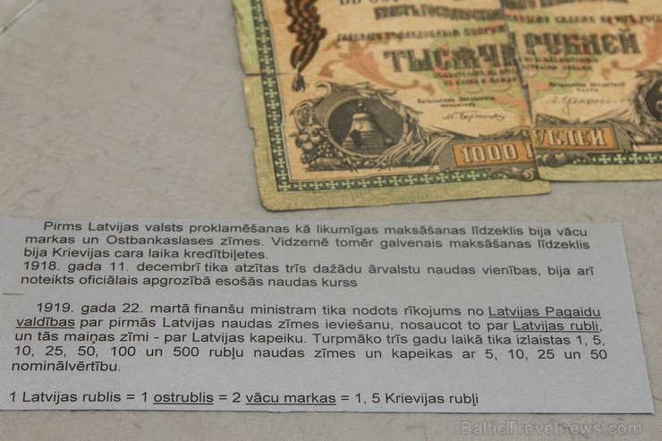 Limbažu muzejā izstāde par naudu Latvijā lietotā nauda laiku ritumā 117578