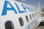 Čartera lidsabiedrība «Alpha Express Airlines» prezentēja 3.04.2014 pirmo iegādāto lidmašīnu AirBus 320, kuru plānots izmantot gan čarterlidojumiem, g 1
