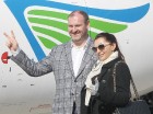 Čartera lidsabiedrības «Alpha Express Airlines» viens no līdzīpašniekiem (49%) - Ukrainas pilsonis Dmitrijs Bondarenko kopā ar kundzi 5