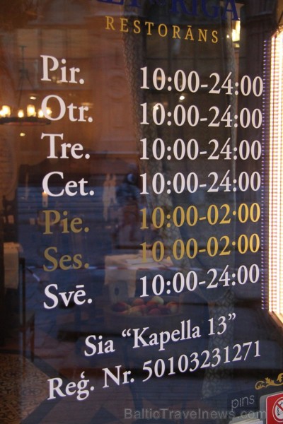 Vecrīgas restorāns «Key to Riga» (www.keytoriga.lv) sagādā patīkamus pārsteigumus 118193