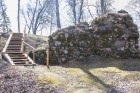 Viduslaikos Mākoņkalnā atradās Volkenbergas pils, kuras drupas vēl saglabājušās. Tas bija vissenākais krustnešu cietoksnis Lotigolas zemē, kuru Livoni 16