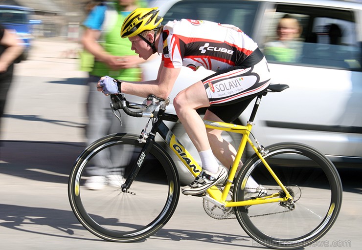 Sestdien Dobelē norisinājās šosejas riteņbraukšanas jaunatnes sacensību seriāla Baltais Cerību kauss pirmais posms 119180