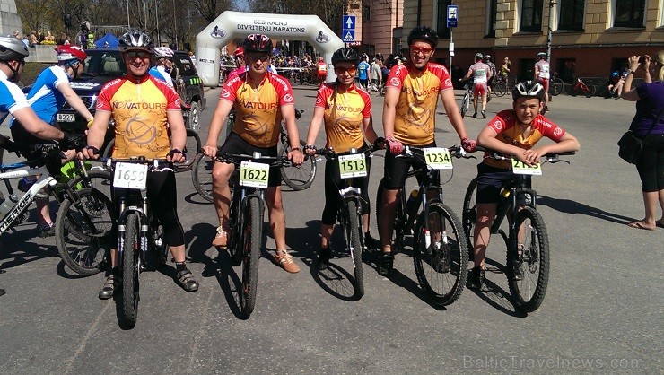 SEB MTB maratona 1. posmā piedalījās arī sportiskā un atraktīvā tūrisma operatora Novatours komanda SEB MTB maratona 1. posmā piedalījās arī sportiskā un atraktīvā tūrisma operatora Novatours komanda 119858