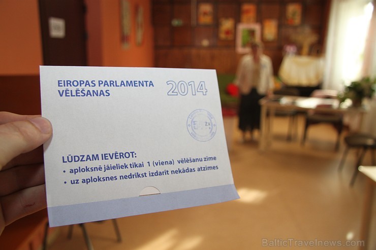 Arī Skaistas pagastā (Latgale) notiek Eiropas Parlamenta vēlēšanas 122884
