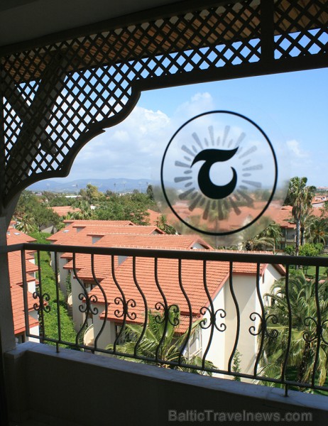 Šīs viesnīcas numuriņu priekšrocības ir balkoni ar lielisku skatu uz dārzu vai jūru (vairāk www.novatours.lv) 122899