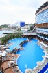 Daļa viesnīcas numuriņu ir ar skatu uz baseinu un jūru. Atpūtu Granada Luxury Resort&Spa un citās Turcijas viesnīcās variet rezervēt www.novatours.lv 11