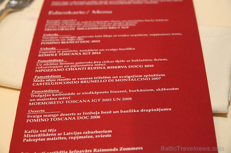 Itālijas vīna nams «Marchesi de Frescobaldi» prezentējas restorānā «Kaļķu vārti» 125719