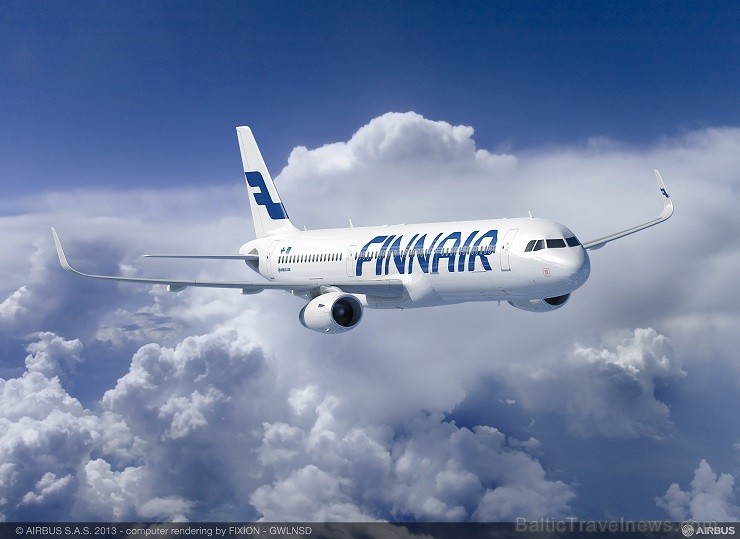Aviokompānijas Finnair lidmašīna Airbus A321. Vairāk informācijas  - www.finnair.lv 127792