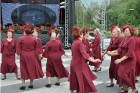 Rēzeknē 13.jūlijā bija pulcējušies 17 senioru deju kolektīvi no Latgales, Vidzemes un Kurzemes, kuri izdejoja savas dvēseles stīgas Latgales senioru d 5