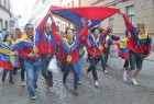 Pasaules koru olimpiādes gājiens Rīgas ielās norīt lielās ovācijās 85