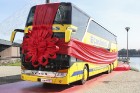 Ar Swedbank finansējuma palīdzību iegādātie deviņi transportlīdzekļi ir visjaunākie Setra autobusu modeļi 1