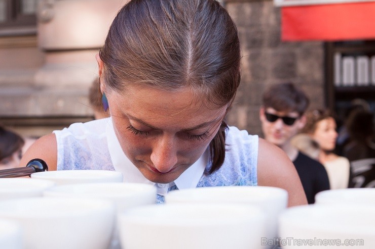 Pie Innocent Cafe (Blaumaņu ielā 34, Rīga) norisinājušās pirmās «Cappuccino cīņas 2014», ko rīkoja Innocent Cafe kolektīvs 129206