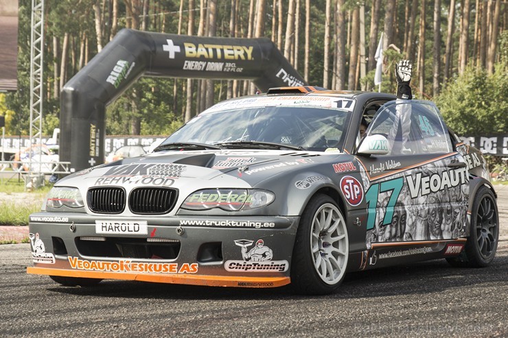 Ar spraigām cīņām aizvadīts Ziemeļeiropas drifta čempionāta noslēdzošais posms 132376