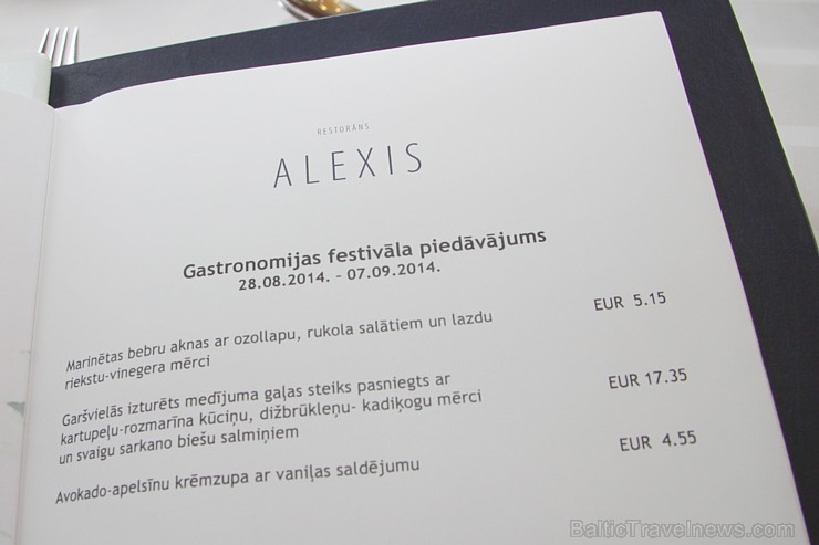 Cēsu viesnīcas restorāns «Alexis» piedalās Gastronomijas festivāla norisēs 132744