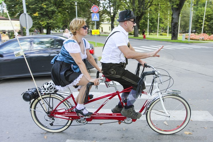 24. Latvijas riteņbraucēju Vienības brauciens Siguldā pulcē vairāk nekā 4000 dalībniekus (2. daļa) 133329