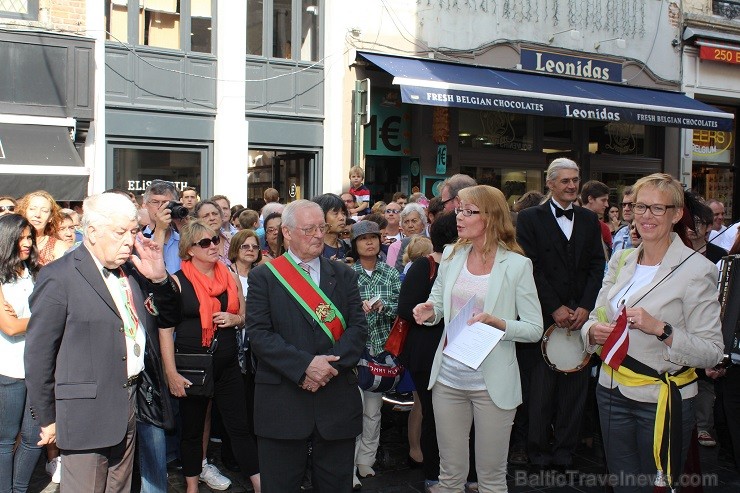 21.09.2014 Briselē festivāla Folklorissimo ietvaros tika atklātas 21.09.2014 Briselē festivāla Folklorissimo ietvaros tika atklātas
