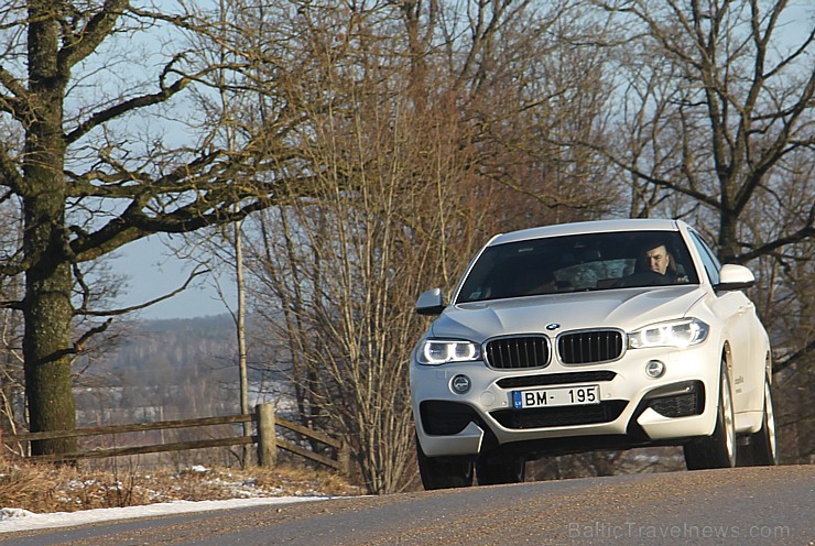 Travelnews.lv redakcija 15.01.2015 sadarbībā ar «Inchcape BM Auto» ceļo ar jauno BMW X6 Xdrive 3.0d pa Kurzemes ceļiem 141292