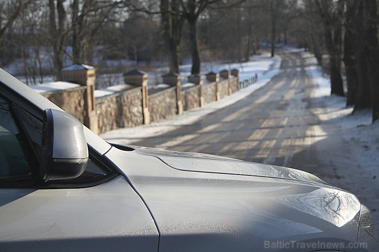 Travelnews.lv redakcija 15.01.2015 sadarbībā ar «Inchcape BM Auto» ceļo ar jauno BMW X6 Xdrive 3.0d pa Kurzemes ceļiem (Rūmenes muiža) 141295