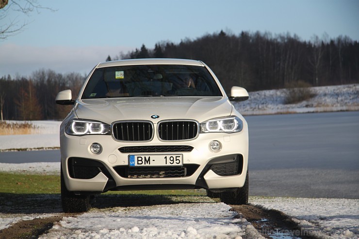 Travelnews.lv redakcija 15.01.2015 sadarbībā ar «Inchcape BM Auto» ceļo ar jauno BMW X6 Xdrive 3.0d pa Kurzemes ceļiem 141296