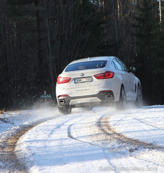 Travelnews.lv redakcija 15.01.2015 sadarbībā ar «Inchcape BM Auto» ceļo ar jauno BMW X6 Xdrive 3.0d pa Kurzemes ceļiem 141305