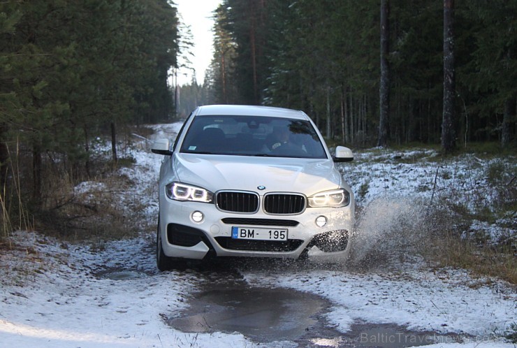Travelnews.lv redakcija 15.01.2015 sadarbībā ar «Inchcape BM Auto» ceļo ar jauno BMW X6 Xdrive 3.0d pa Kurzemes ceļiem 141310