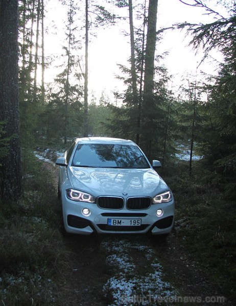 Travelnews.lv redakcija 15.01.2015 sadarbībā ar «Inchcape BM Auto» ceļo ar jauno BMW X6 Xdrive 3.0d pa Kurzemes ceļiem 141316