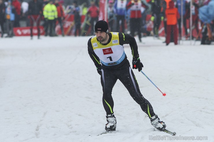 Rīgas ziemas sporta un aktīvās atpūtas parkā aizvadītas ikgadējās sacensības distanču slēpošanā «Pārdaugavas Kauss» 141378