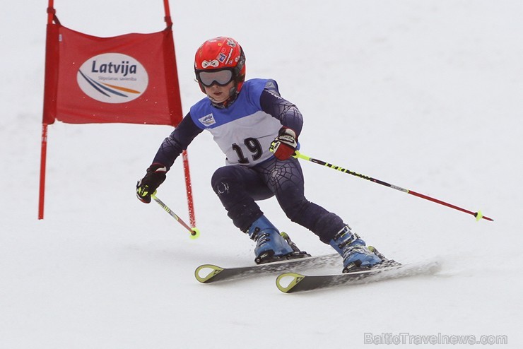 Latvijas kausa pirmais posms kalnu slēpošanā Siguldā pulcē labākos Baltijas sportistus 141969