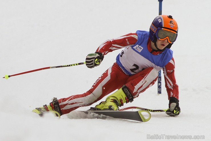Latvijas kausa pirmais posms kalnu slēpošanā Siguldā pulcē labākos Baltijas sportistus 141994
